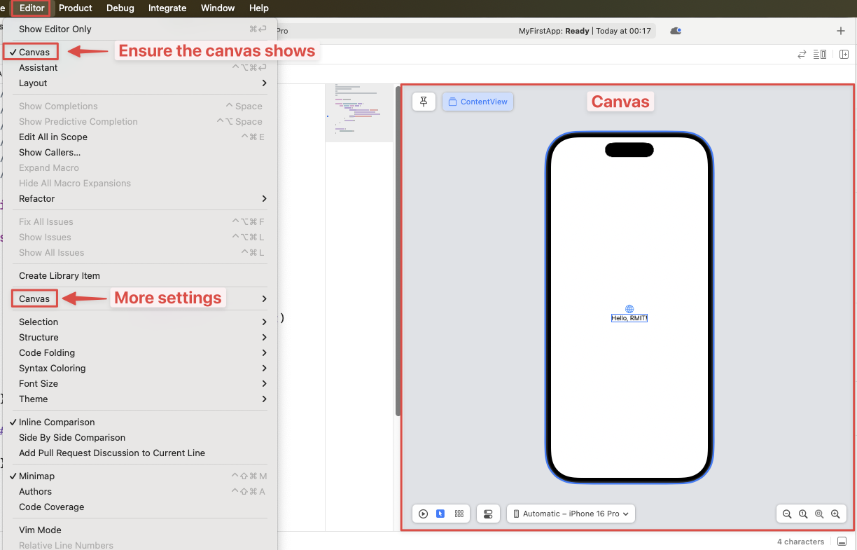 Start with Xcode - Step 7